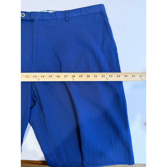 Paisley & Gray Cobalt Blue Linen Slim Suit 54R/40x32 Tropical Lining - Picture 7 of 16